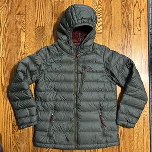 LL Bean down puffer jacket